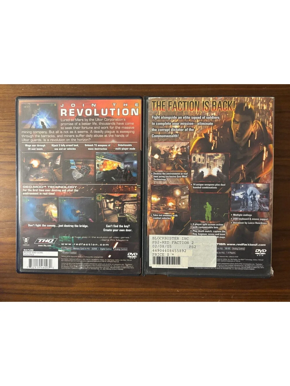 Red Faction 1 & 2 PlayStation 2 Bundle